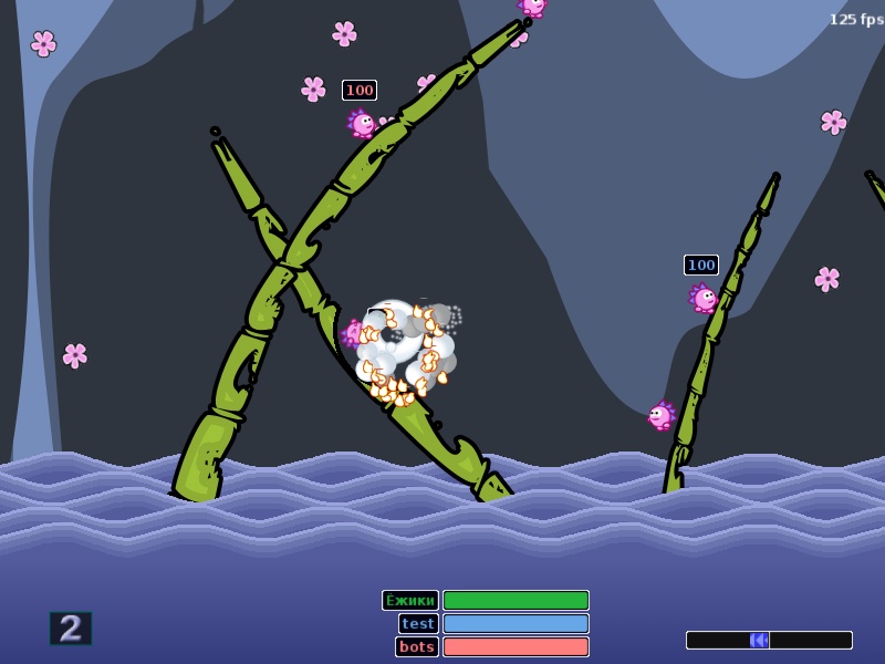 A picture of Hedgewars