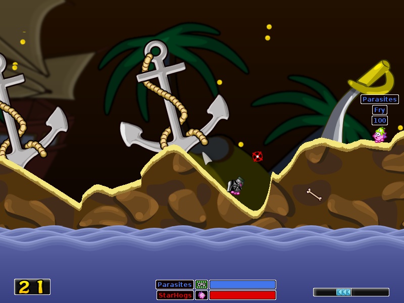 A picture of Hedgewars