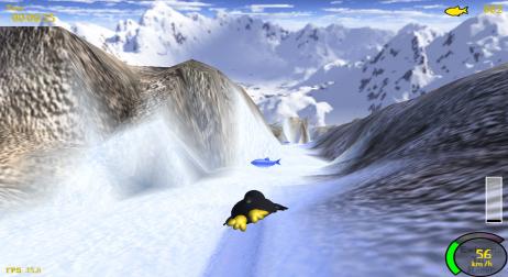 A picture of Extreme Tux Racer