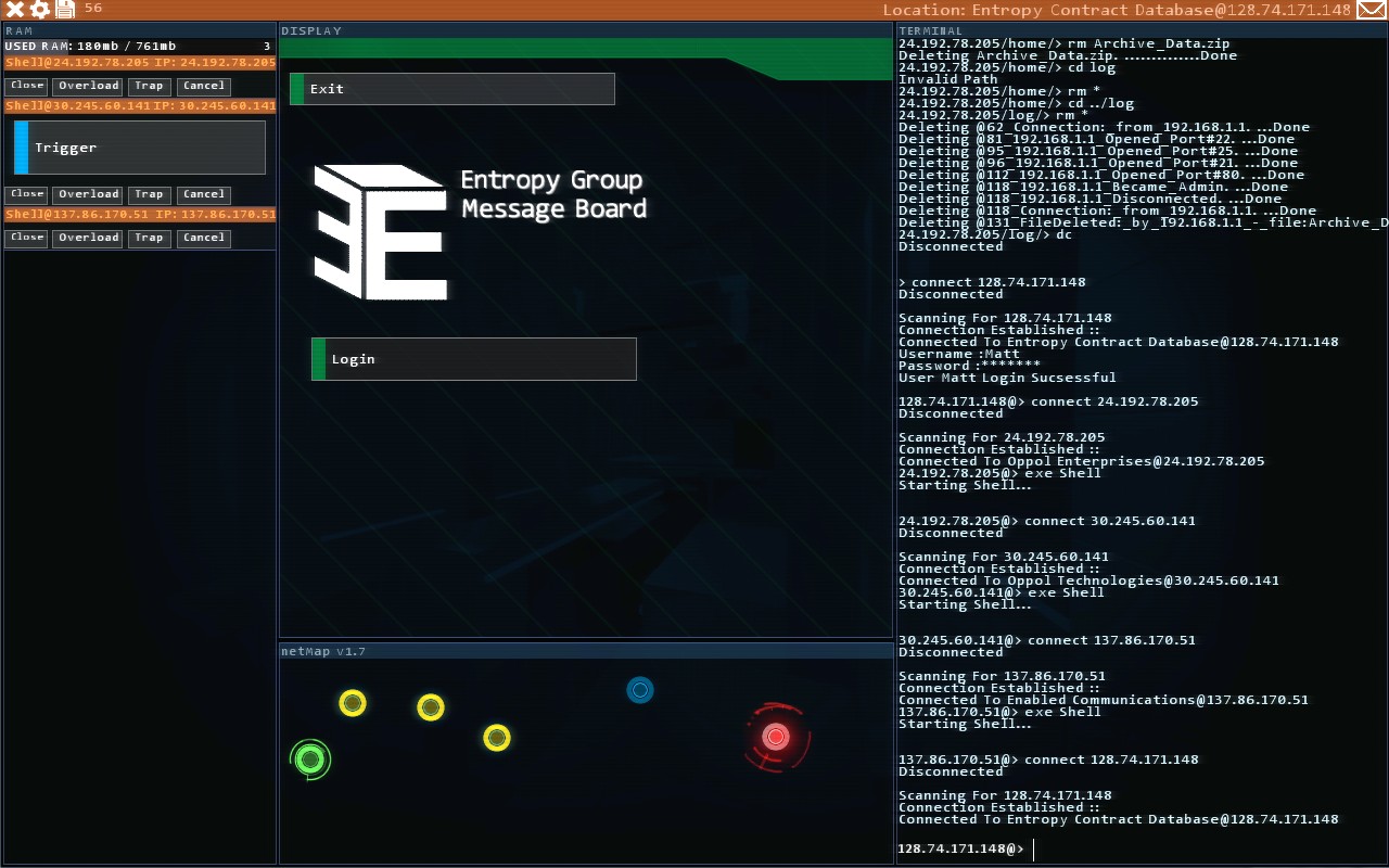 A picture of Hacknet